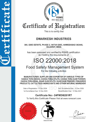ISO Certificate